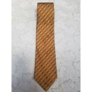 Metropolitan by Lord & Taylor 100% Imported Silk Golden Made in USA Tie 60" NWT.